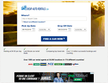Tablet Screenshot of cheap-auto-rentals.com